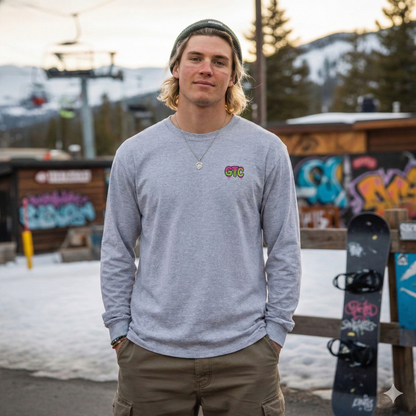 Shred Til Dead | Neon Drip Graphic Crewneck