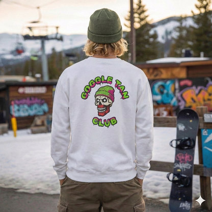Shred Til Dead | Neon Drip Graphic Crewneck